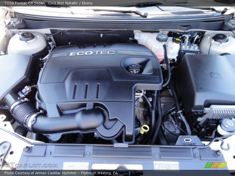 Gold Mist Metallic / Ebony 2009 Pontiac G6 Sedan