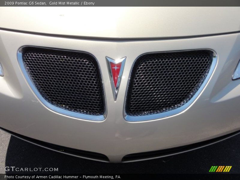 Gold Mist Metallic / Ebony 2009 Pontiac G6 Sedan