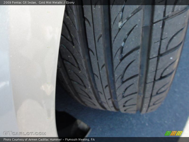 Gold Mist Metallic / Ebony 2009 Pontiac G6 Sedan