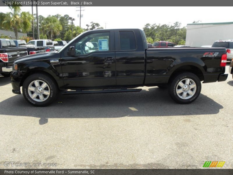 Black / Black 2007 Ford F150 FX2 Sport SuperCab