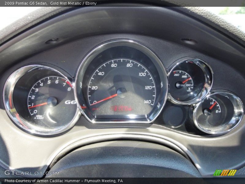 Gold Mist Metallic / Ebony 2009 Pontiac G6 Sedan