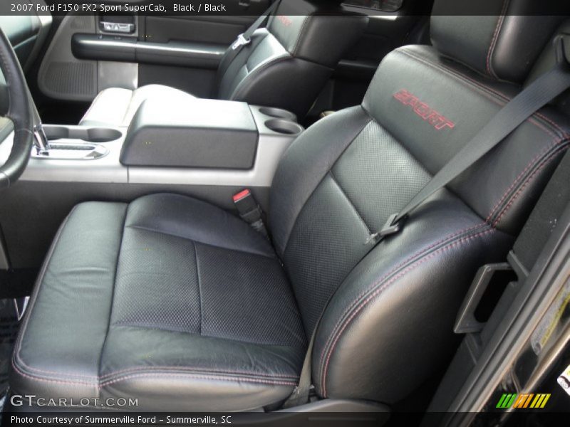 Black / Black 2007 Ford F150 FX2 Sport SuperCab