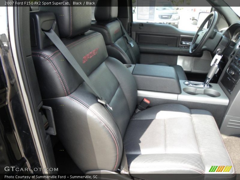 Black / Black 2007 Ford F150 FX2 Sport SuperCab