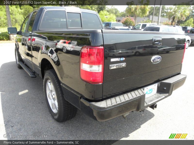 Black / Black 2007 Ford F150 FX2 Sport SuperCab