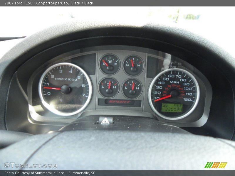 Black / Black 2007 Ford F150 FX2 Sport SuperCab