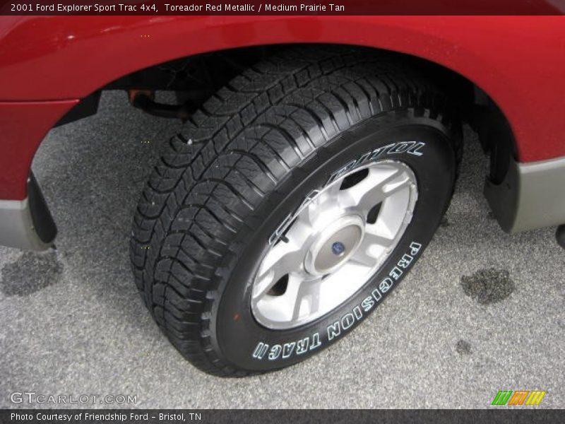 Toreador Red Metallic / Medium Prairie Tan 2001 Ford Explorer Sport Trac 4x4