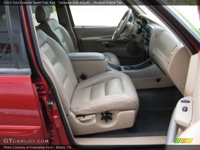 Toreador Red Metallic / Medium Prairie Tan 2001 Ford Explorer Sport Trac 4x4