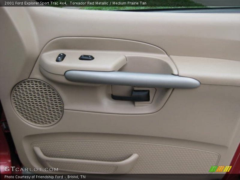 Toreador Red Metallic / Medium Prairie Tan 2001 Ford Explorer Sport Trac 4x4
