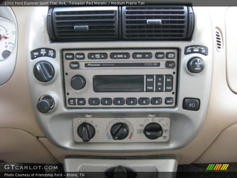 Toreador Red Metallic / Medium Prairie Tan 2001 Ford Explorer Sport Trac 4x4