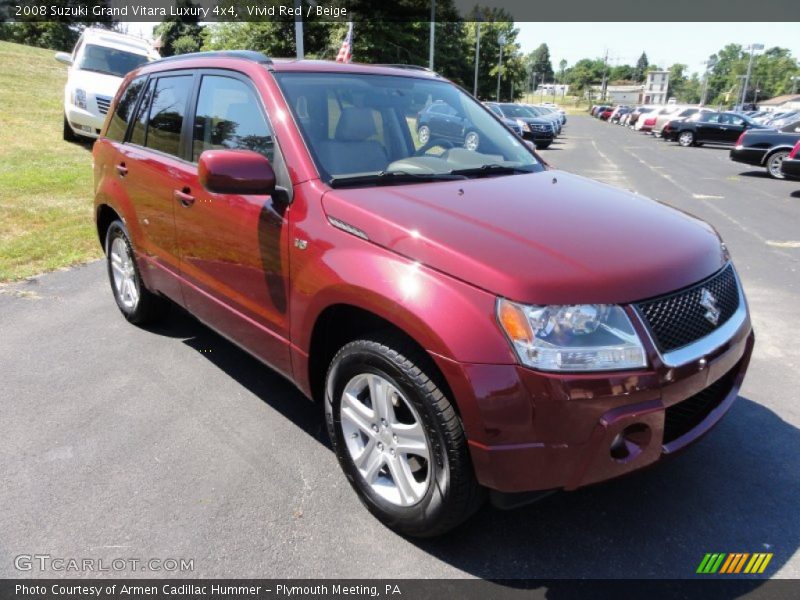 Front 3/4 View of 2008 Grand Vitara Luxury 4x4