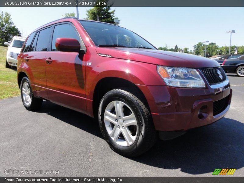  2008 Grand Vitara Luxury 4x4 Vivid Red