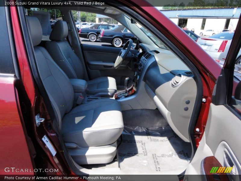 Vivid Red / Beige 2008 Suzuki Grand Vitara Luxury 4x4