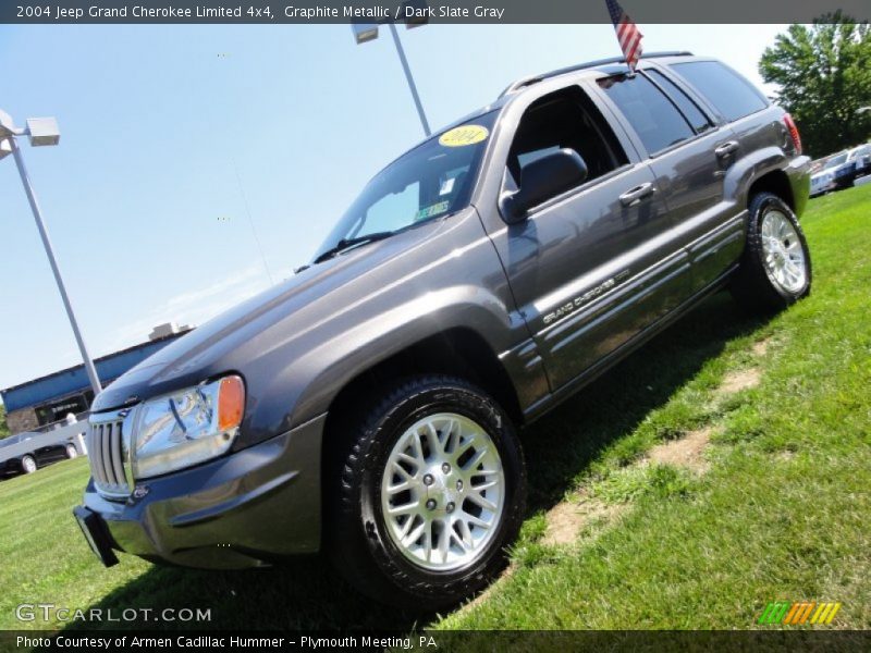 Graphite Metallic / Dark Slate Gray 2004 Jeep Grand Cherokee Limited 4x4