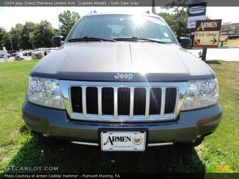 Graphite Metallic / Dark Slate Gray 2004 Jeep Grand Cherokee Limited 4x4