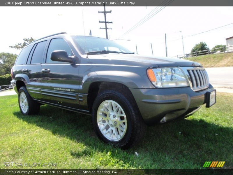 Graphite Metallic / Dark Slate Gray 2004 Jeep Grand Cherokee Limited 4x4