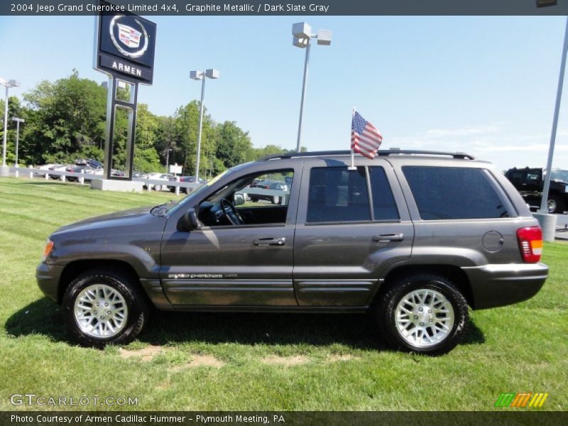 Graphite Metallic / Dark Slate Gray 2004 Jeep Grand Cherokee Limited 4x4