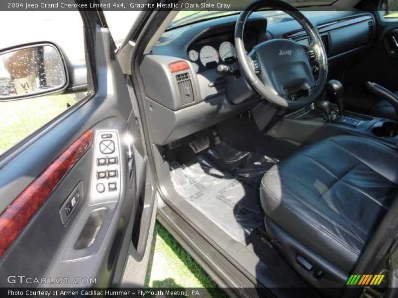 Graphite Metallic / Dark Slate Gray 2004 Jeep Grand Cherokee Limited 4x4