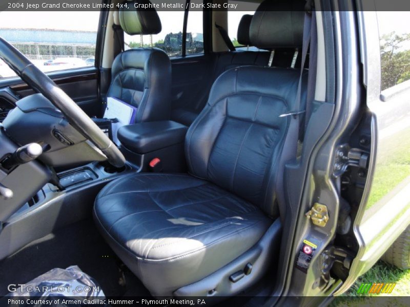 Graphite Metallic / Dark Slate Gray 2004 Jeep Grand Cherokee Limited 4x4