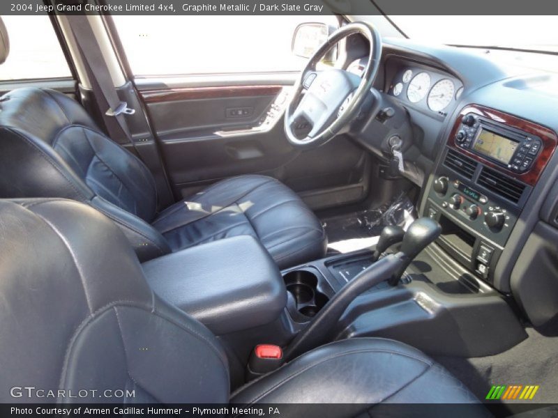 Graphite Metallic / Dark Slate Gray 2004 Jeep Grand Cherokee Limited 4x4