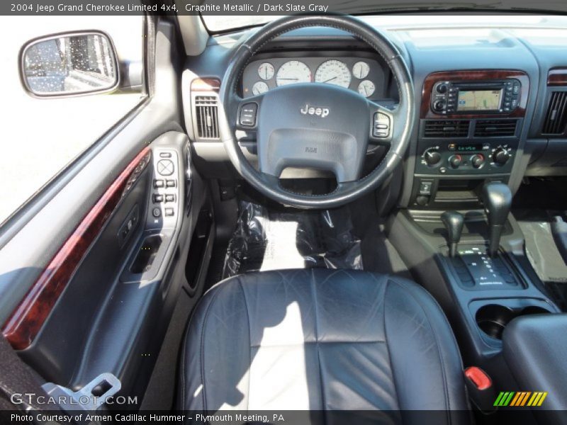 Graphite Metallic / Dark Slate Gray 2004 Jeep Grand Cherokee Limited 4x4