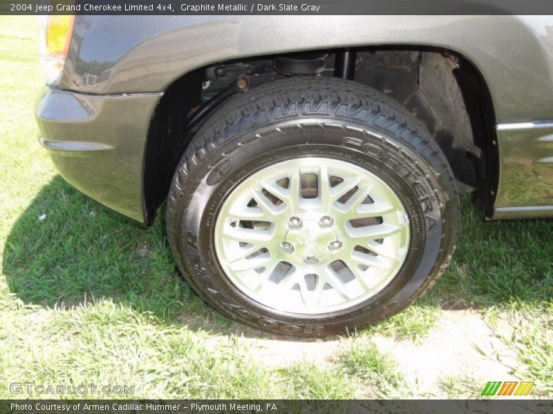 Graphite Metallic / Dark Slate Gray 2004 Jeep Grand Cherokee Limited 4x4