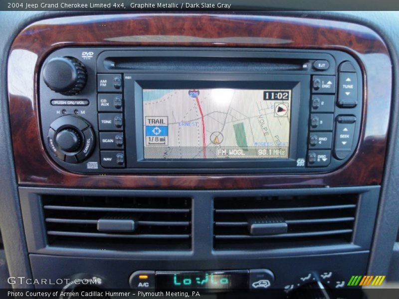 Navigation of 2004 Grand Cherokee Limited 4x4