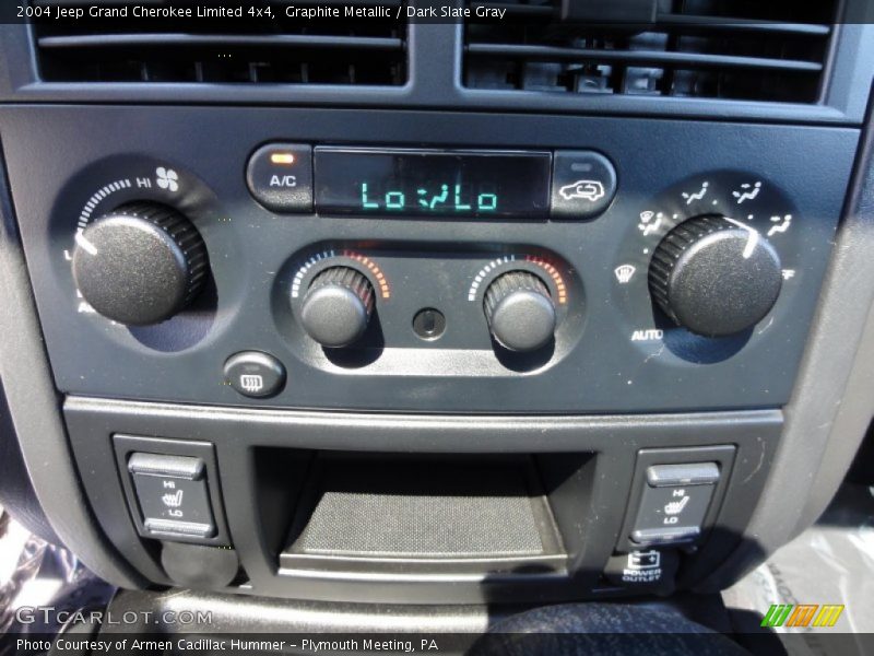 Controls of 2004 Grand Cherokee Limited 4x4