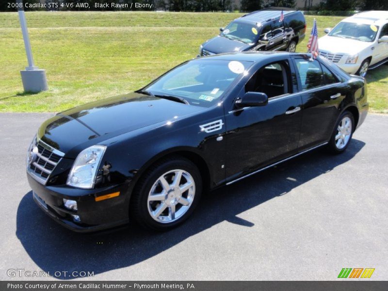 Black Raven / Ebony 2008 Cadillac STS 4 V6 AWD