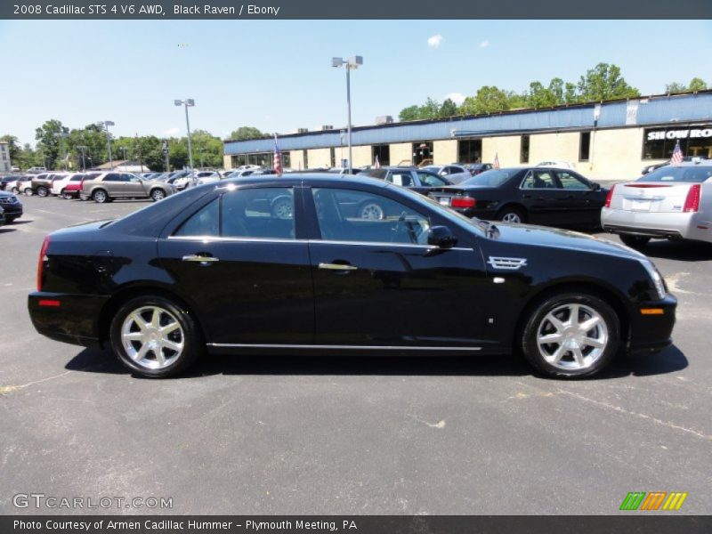 Black Raven / Ebony 2008 Cadillac STS 4 V6 AWD