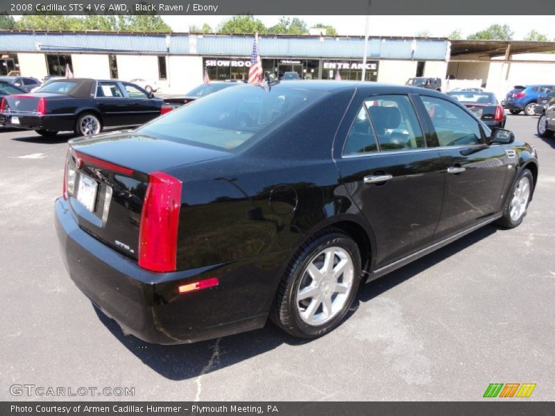 Black Raven / Ebony 2008 Cadillac STS 4 V6 AWD