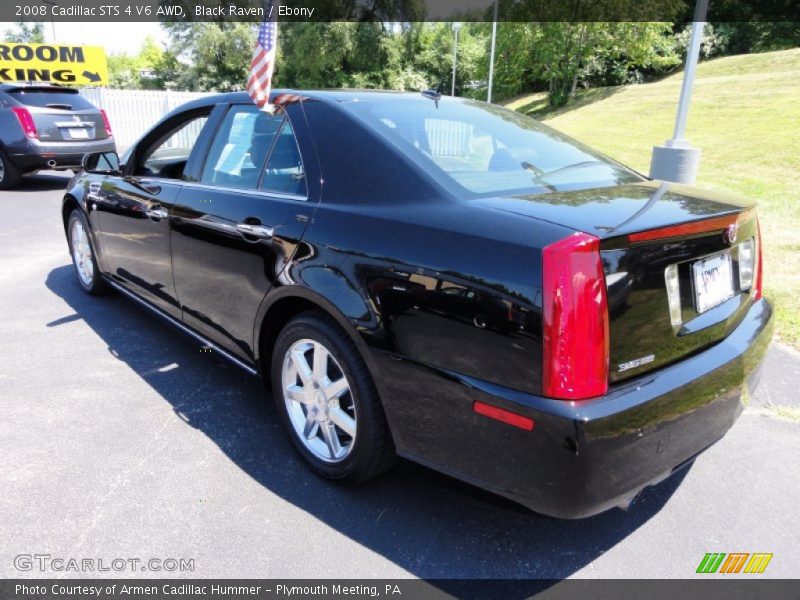 Black Raven / Ebony 2008 Cadillac STS 4 V6 AWD