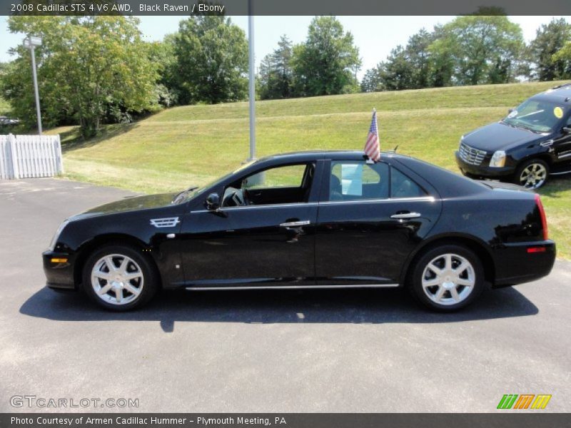 Black Raven / Ebony 2008 Cadillac STS 4 V6 AWD