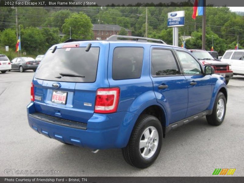 Blue Flame Metallic / Stone 2012 Ford Escape XLT