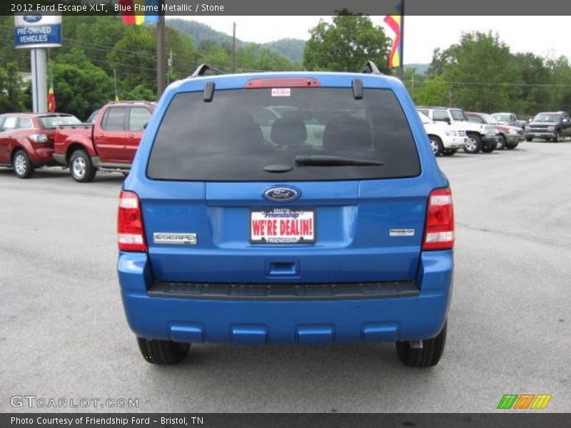 Blue Flame Metallic / Stone 2012 Ford Escape XLT