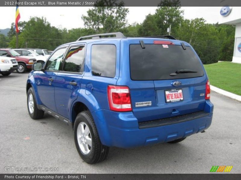 Blue Flame Metallic / Stone 2012 Ford Escape XLT