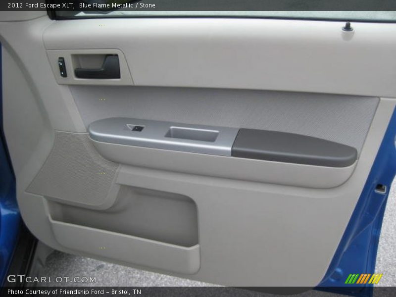 Blue Flame Metallic / Stone 2012 Ford Escape XLT