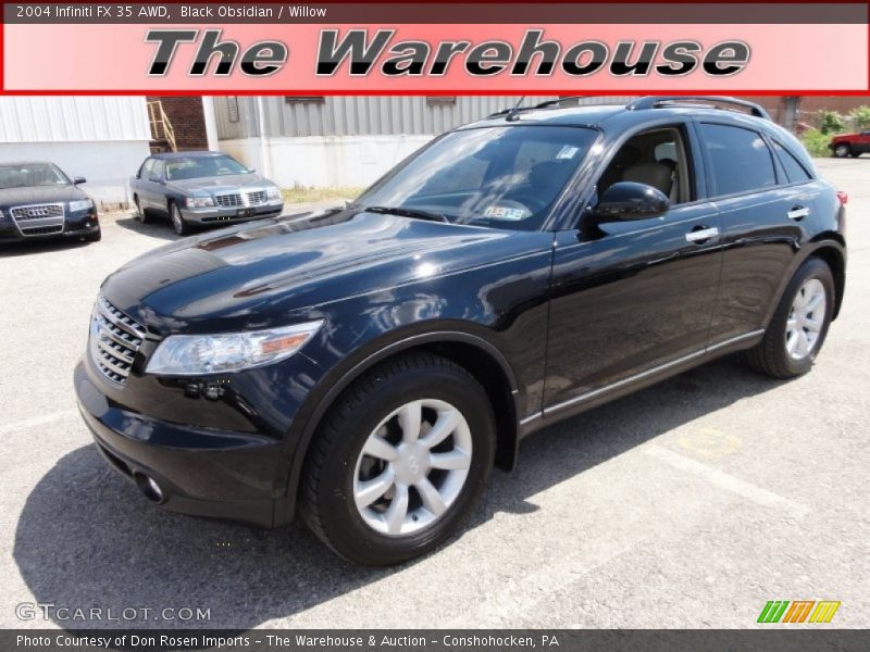 Black Obsidian / Willow 2004 Infiniti FX 35 AWD