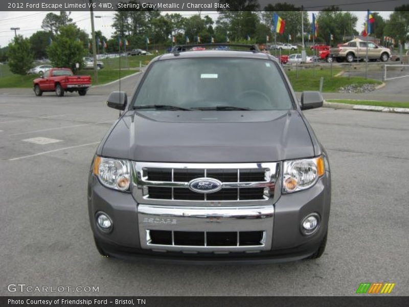 Sterling Gray Metallic / Charcoal Black 2012 Ford Escape Limited V6 4WD