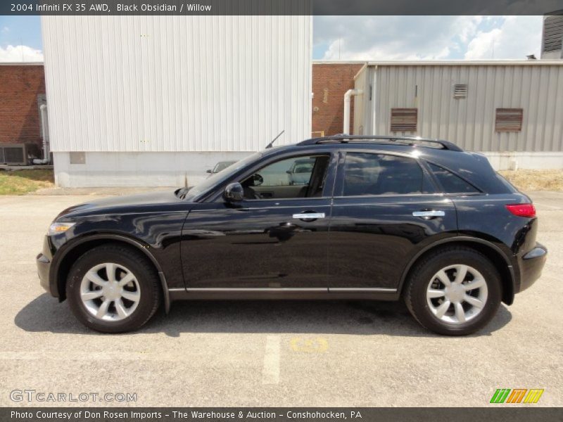 Black Obsidian / Willow 2004 Infiniti FX 35 AWD
