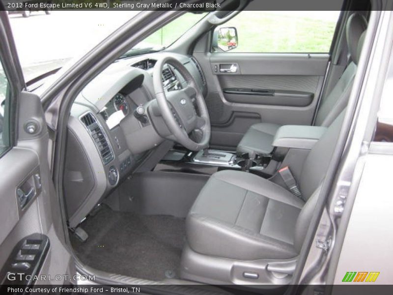  2012 Escape Limited V6 4WD Charcoal Black Interior