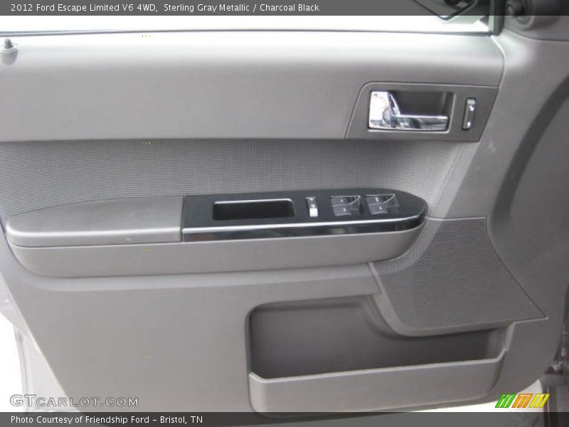 Sterling Gray Metallic / Charcoal Black 2012 Ford Escape Limited V6 4WD