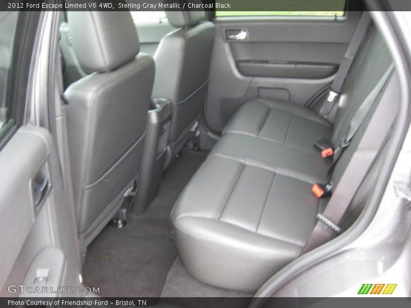 Sterling Gray Metallic / Charcoal Black 2012 Ford Escape Limited V6 4WD