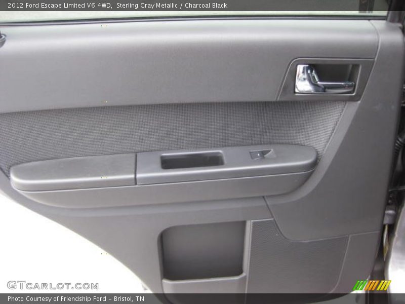 Sterling Gray Metallic / Charcoal Black 2012 Ford Escape Limited V6 4WD