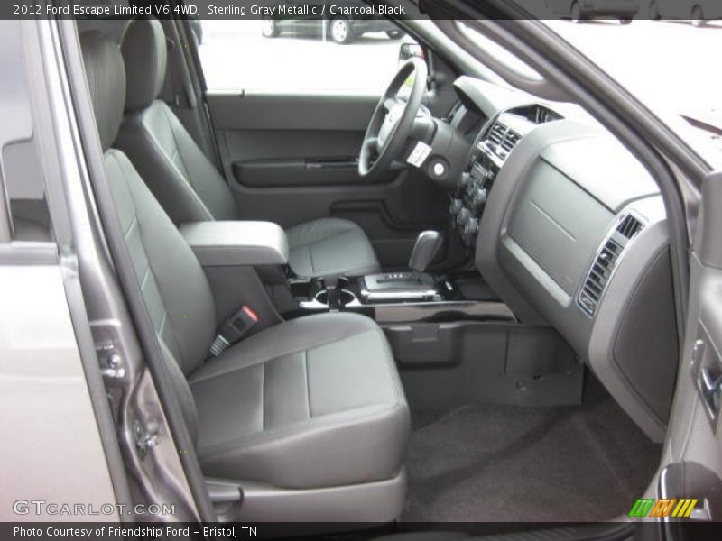  2012 Escape Limited V6 4WD Charcoal Black Interior
