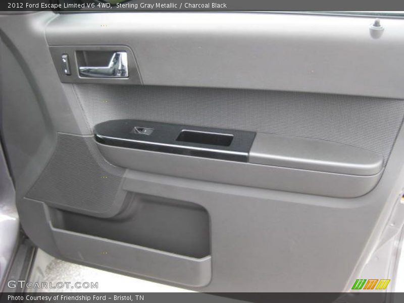 Sterling Gray Metallic / Charcoal Black 2012 Ford Escape Limited V6 4WD