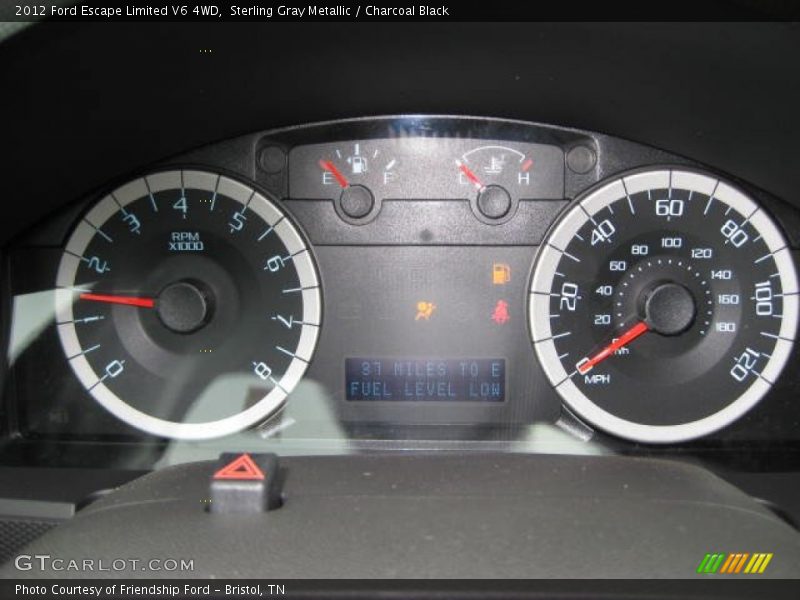  2012 Escape Limited V6 4WD Limited V6 4WD Gauges