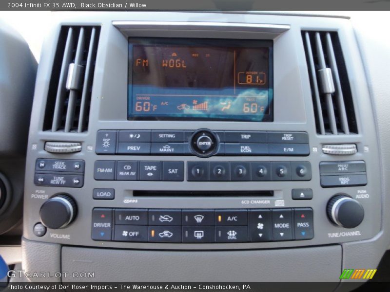 Black Obsidian / Willow 2004 Infiniti FX 35 AWD
