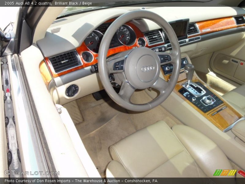  2005 A8 4.2 quattro Beige Interior