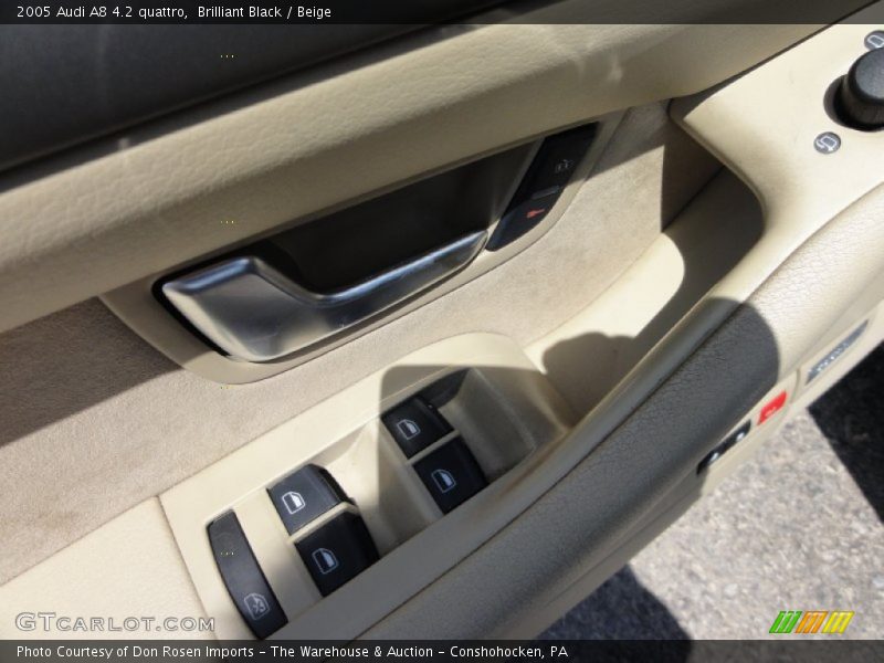 Brilliant Black / Beige 2005 Audi A8 4.2 quattro