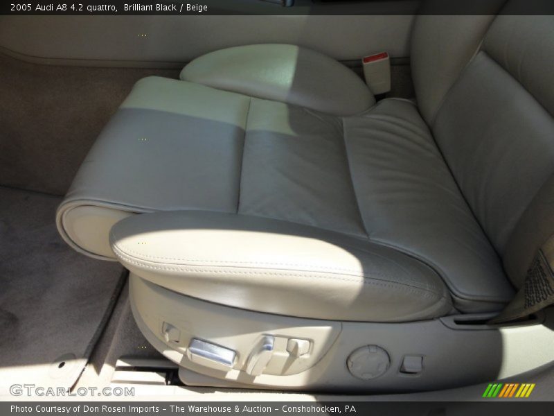 Brilliant Black / Beige 2005 Audi A8 4.2 quattro